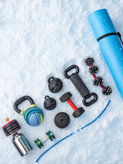 Holiday Fitness Motivation Poster