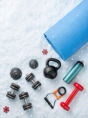 Holiday Fitness Motivation Poster