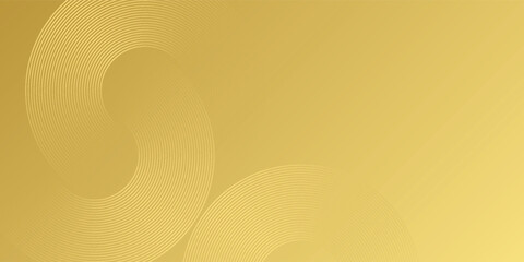 Gold circle lines texture background with glass effect for print artwork in cmyk color mode simple art modern, Vector