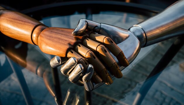 Human and Robot Handshake