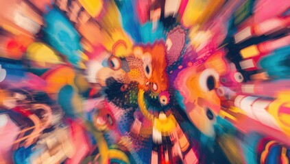 Fototapeta premium Colorful abstract background featuring soft focus hues