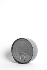 Canned Food in White background minimalist