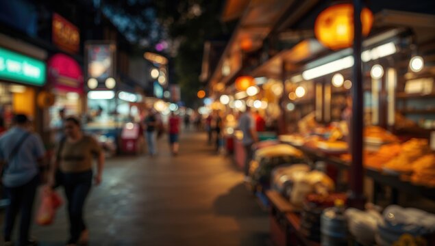 Blurred view of an ancient marketplace, ideal for editorial header background