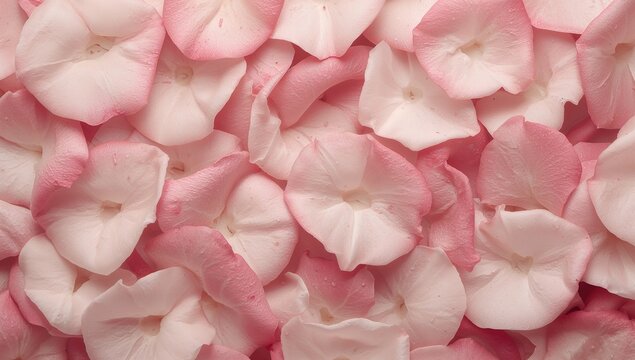 Top view of rose petals, ideal for layout backgrounds