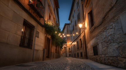 Obraz premium Old town street.