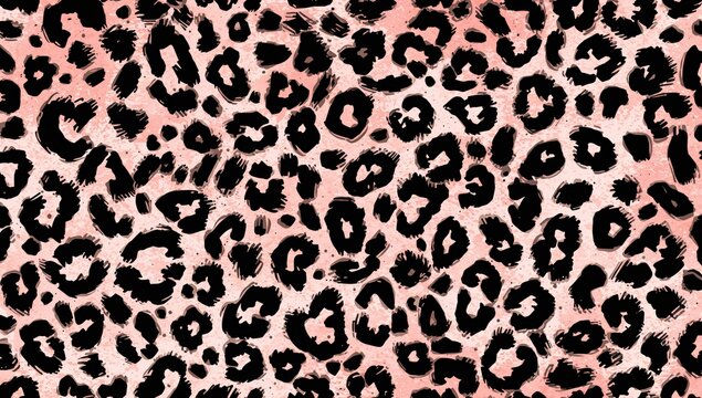 Seamless repeating textile with ink brush strokes in a doodle grunge style, ideal for background design