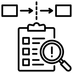 Process Gap Line Icon
