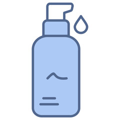 Obraz premium Foundation Blue Icon