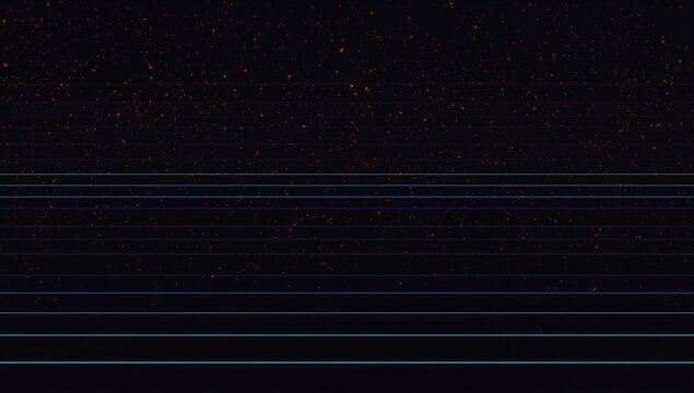 Linear vaporwave aesthetic for digital storytelling, suitable for social media set design