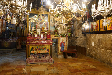  Church of the Sepulchre of Saint Mary, also Tomb of the Virgin Mary in Jerusalem,Israel  © Teo K