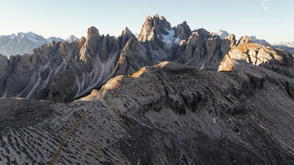 Punto Panoramico Dolomiti mountains, majestic view of the popular place, nature background