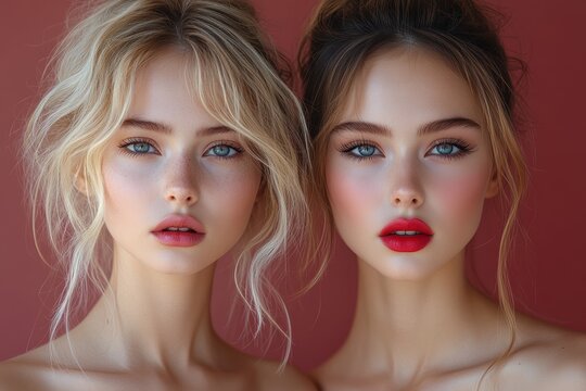 Stunning graphic layout showcasing beauty in modern advertising techniques