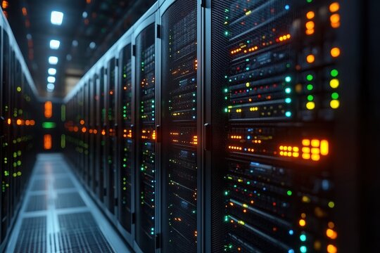 Graphics for advertising on massive data centers in a modern technology environment