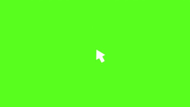 Arrow touching screen,