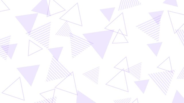 Simple and pop background pattern of triangular shapes