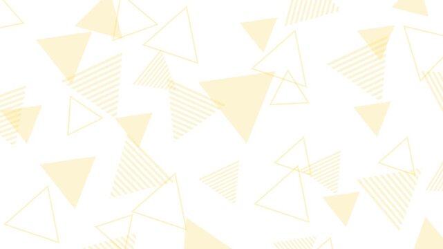 Simple and pop background pattern of triangular shapes