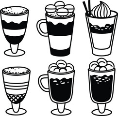 food and drink icon set