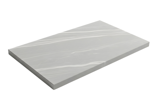 Stack of blank white paper isolated on transparent background - Powered by Adobe