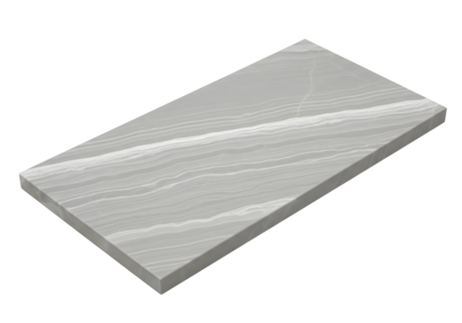 Stack of blank white paper isolated on transparent background