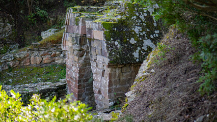 Sacred well of Su Tempiesu in Orune, Sardinia, ancient Nuragic spring sanctuary