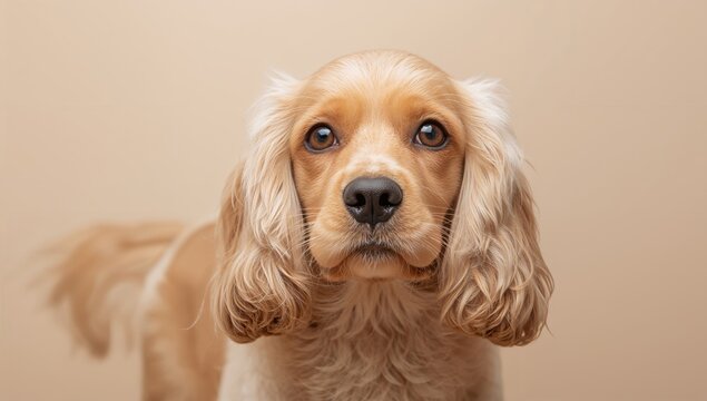 Cocker Spaniel dog with a friendly demeanor, showcasing loyalty and companionship