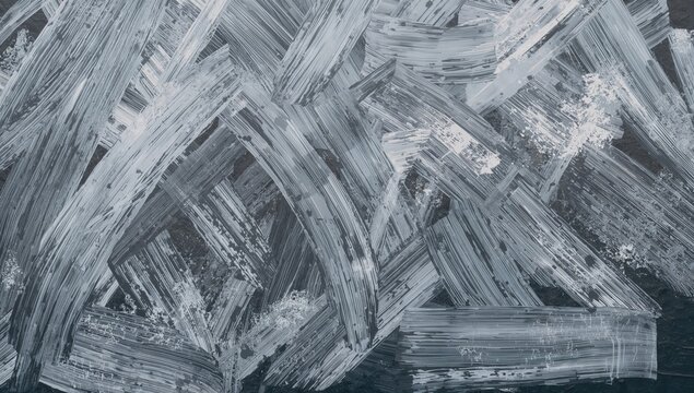 Abstract background texture, white brush strokes on dark wall, suitable for editorial layout