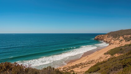 Mediterranean coastline in Israel, highlighting erosion risk