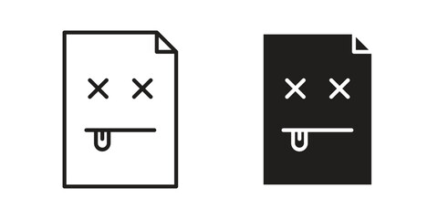 Broken Image icon for your website design, logo, app, UI. EPS10