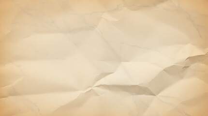 Obraz premium Minimal beige wrinkled paper background for design and branding