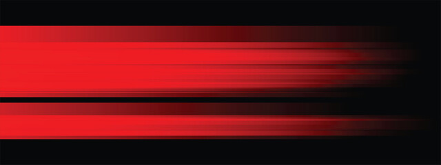 Fototapeta premium Striking red and black abstract lines creating a dynamic modern background