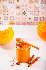 Squash zucchini pumpkin paste puree caviar spread vegetables	