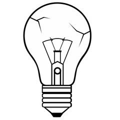 light bulb vector illustration
