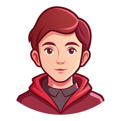 Red Hooded Character Avatar