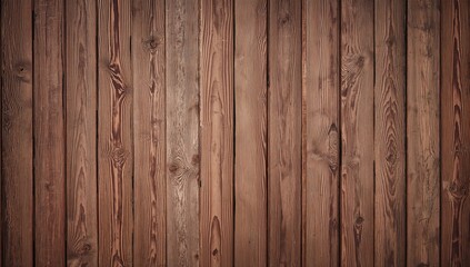 Naklejka premium Rustic Wooden Wall with Horizontal and Vertical Planks in Brown Tones