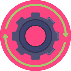 Ongoing workflow – Represents tasks or operations currently in progress.