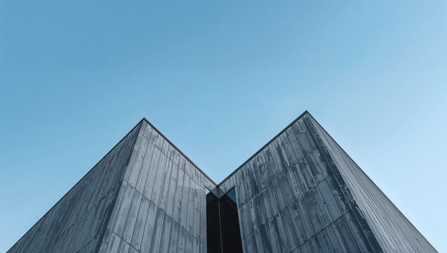 Photography of geometric cement blocks, showcasing modern architecture, highlighting minimalist design