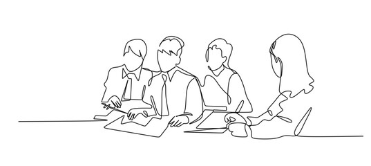 One continuous single drawing line art flat doodle student, education, school, teenage, study, person, rest, learning. Isolated image hand draw contour on a white background,