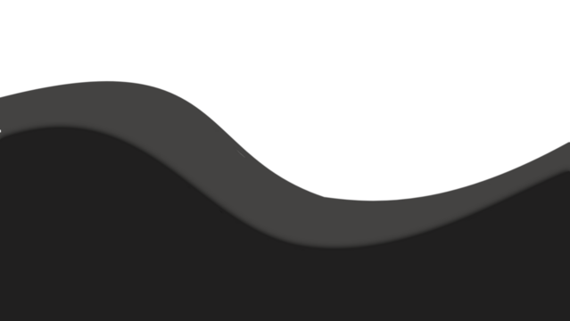 Black Corner Border Vector – Abstract Wave Edge Design for UI, Branding, and Digital Art