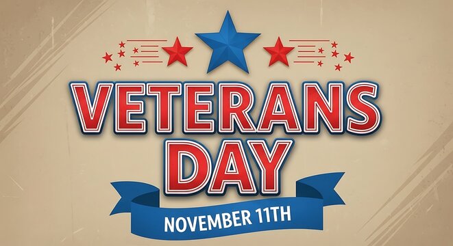 Show your patriotic pride with this Veterans Day design honoring our heroes this November 11th, featuring red, white, and blue elements perfect for celebrations and remembrance