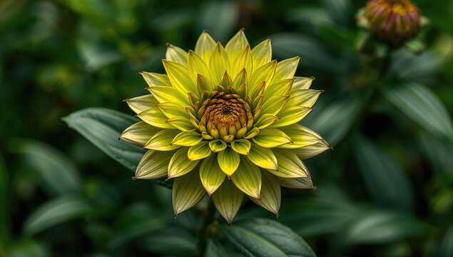 Natural vibrant flower plant showcasing summer blooms, ideal for botanical themes