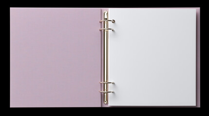 minimal ring binder notebook
