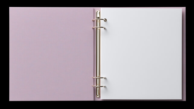 minimal ring binder notebook
