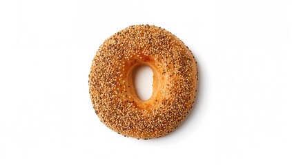 Turkish Bagel topped with sesame seeds, a fiber-dense choice