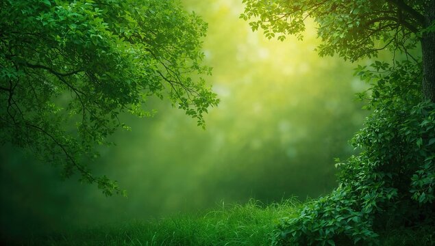 Lush green nature wallpaper, ideal for creating a calming background