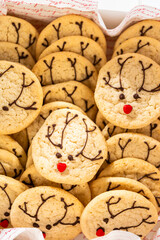 Box of Easy Last Minute Reindeer Sugar Cookies