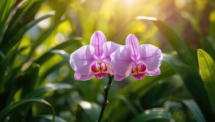 Obraz premium National flower of Indonesia: Orchid Bulan or Puspa Pesona