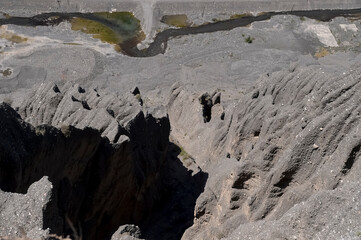 The mountain scenery of Xinjiang, China in Asia