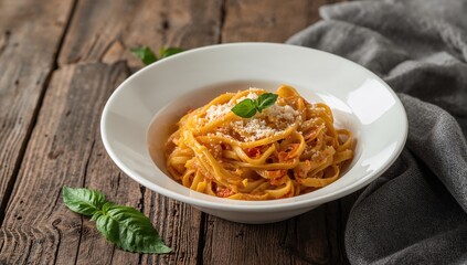 Fresh tagliatelle dish, fiber-dense choice