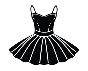 Elegant Black Ballet Tutu Dress Icon for Fashion and Dance Style