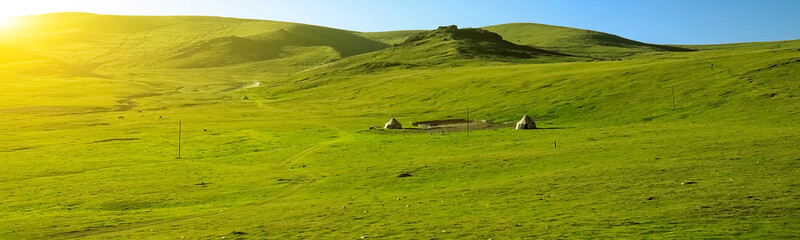The mountain scenery of Xinjiang, China in Asia